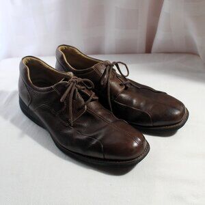 Johnston & Murphy Brown Shuler Bicycle Sheepskin Shoes 20-7223, Size 12
